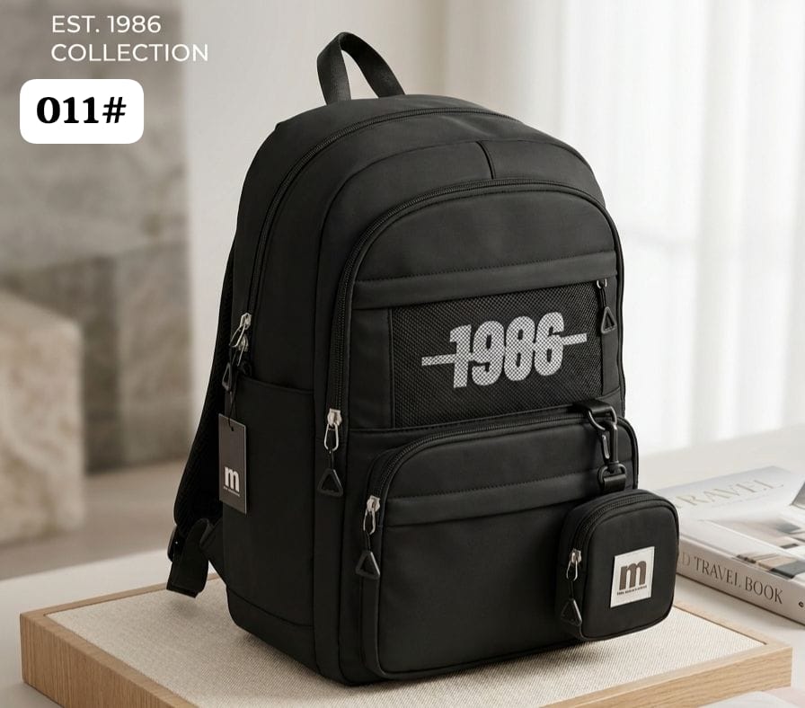 Retro Style Waterproof Backpack Campus Style Large Capacity School Bag for Teenagers and Students