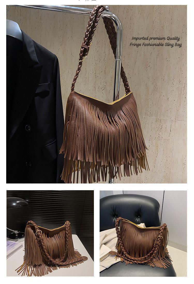 premium Quality  & Classy Fashionable Fringe Sling Bag