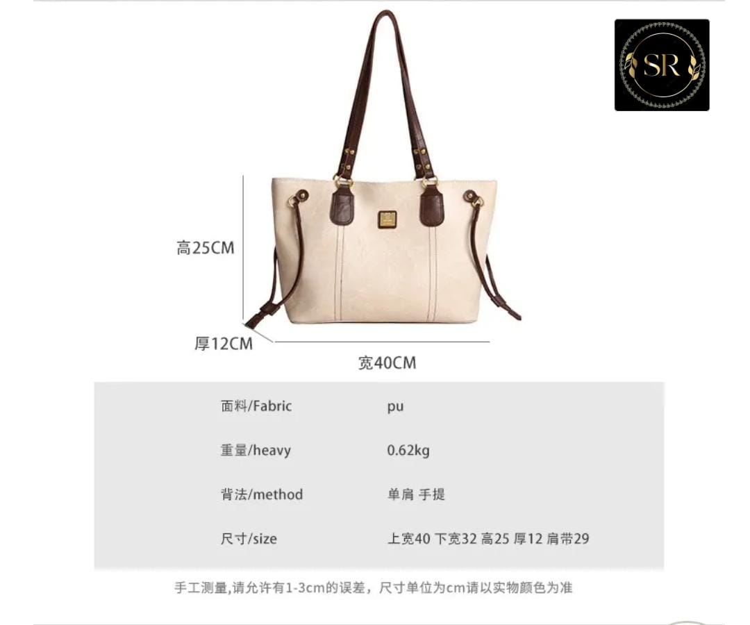 TOTE HANDBAG AND SHOULDER BAG