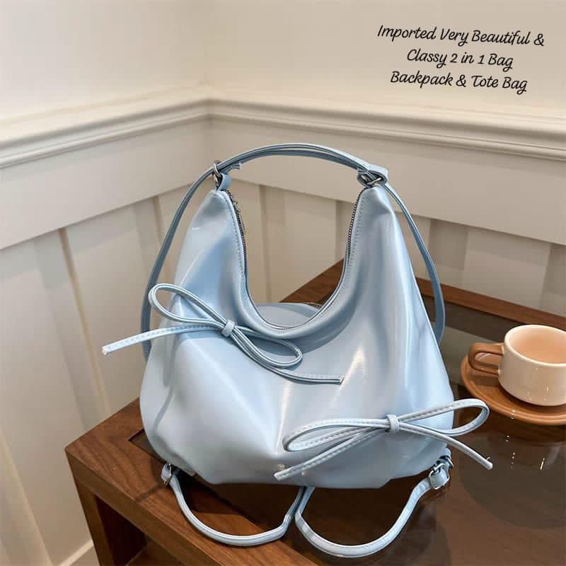 Imported & Classy 2 in 1 Bag BACKPACK & TOTE BAG