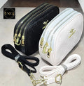QUALITY IMPORTED 3 ZIPPER SHOULDER SLING BAG