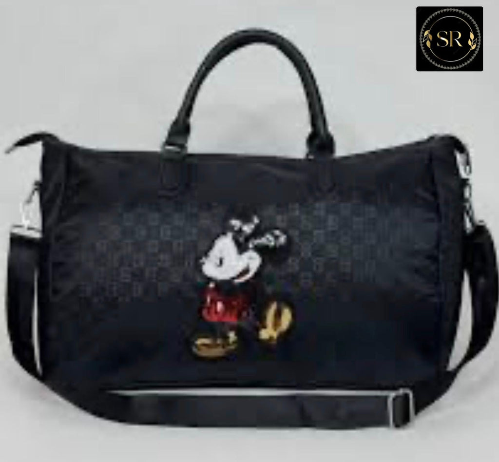 IMPORTED TRAVEL DUFFLE HANDBAG AND SHOULDER BAG