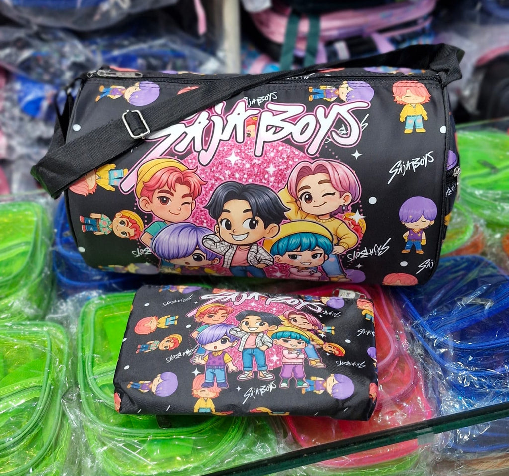 Duffle bag with pouch combo