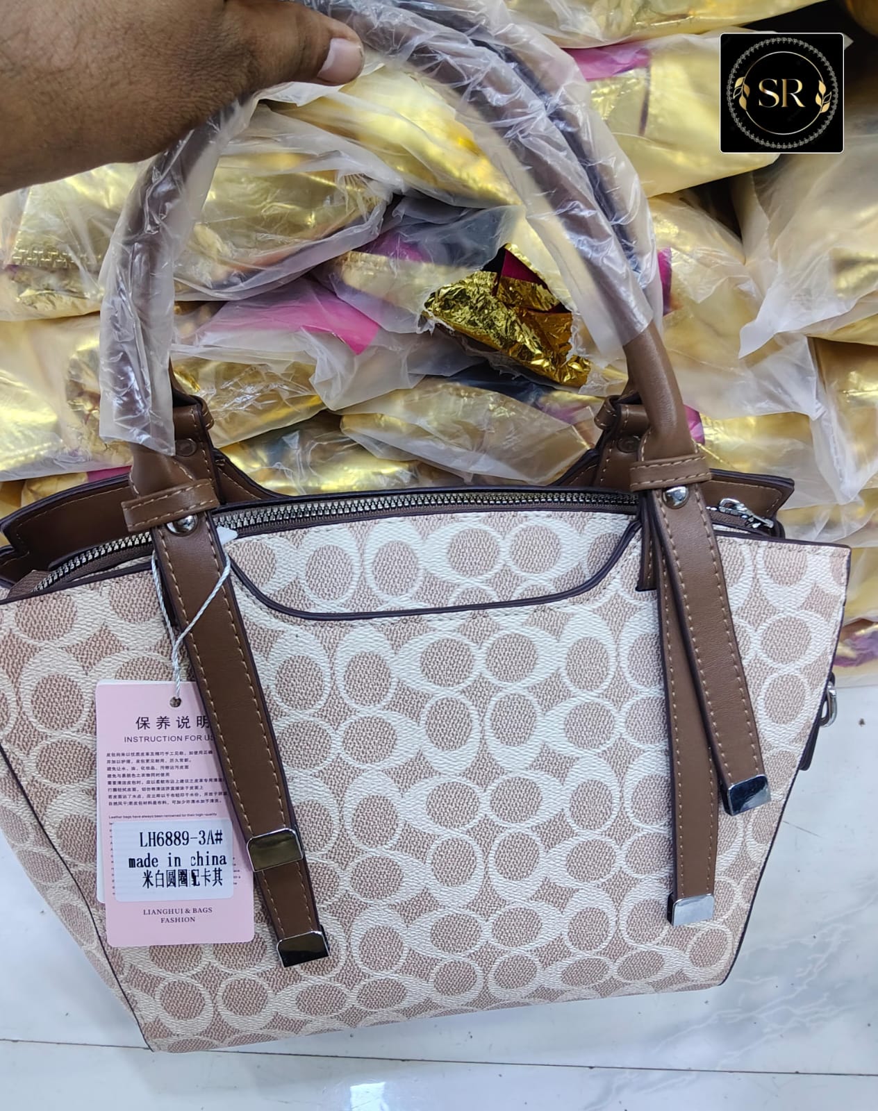 IMPORTED HANDBAG AND SHOULDER SLING BAG