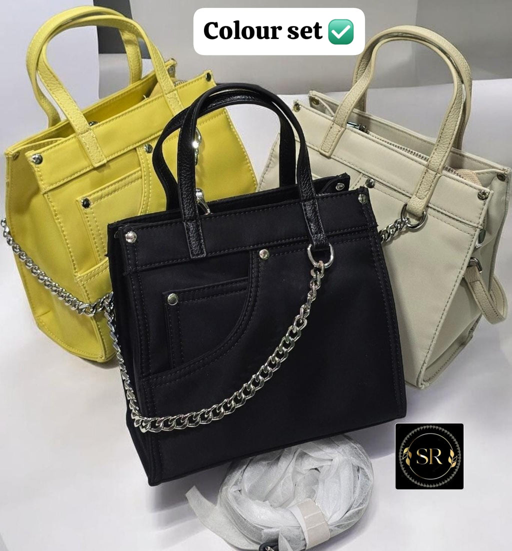 IMPORTED HANDBAG AND SHOULDER SLING BAG
