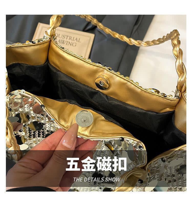 Imported Premium Quality Very Beautiful & Stylish Sequence Tote Bag