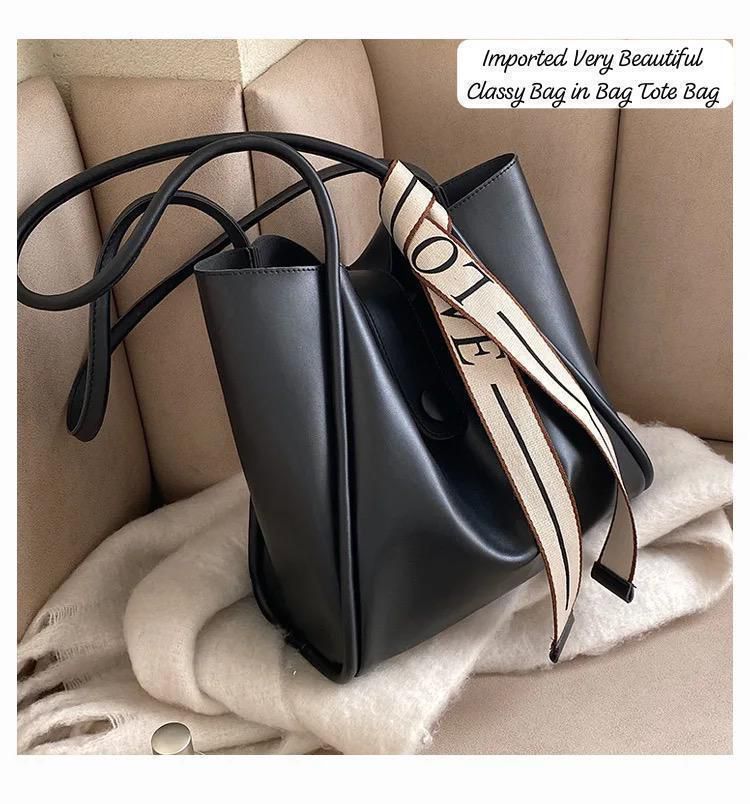 Imported Very Beautiful & Classy Bag in Bag 2 psc Set TOTE BAG