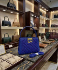 Imported Luxury "B" Signature Top-Handle Bag