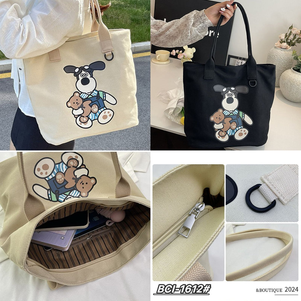 Arrival Large Capacity Canvas Tote Bags Women's Trendy Casual Aesthetic Everyday use Tote bags College University Shoulder Bag Handbag
