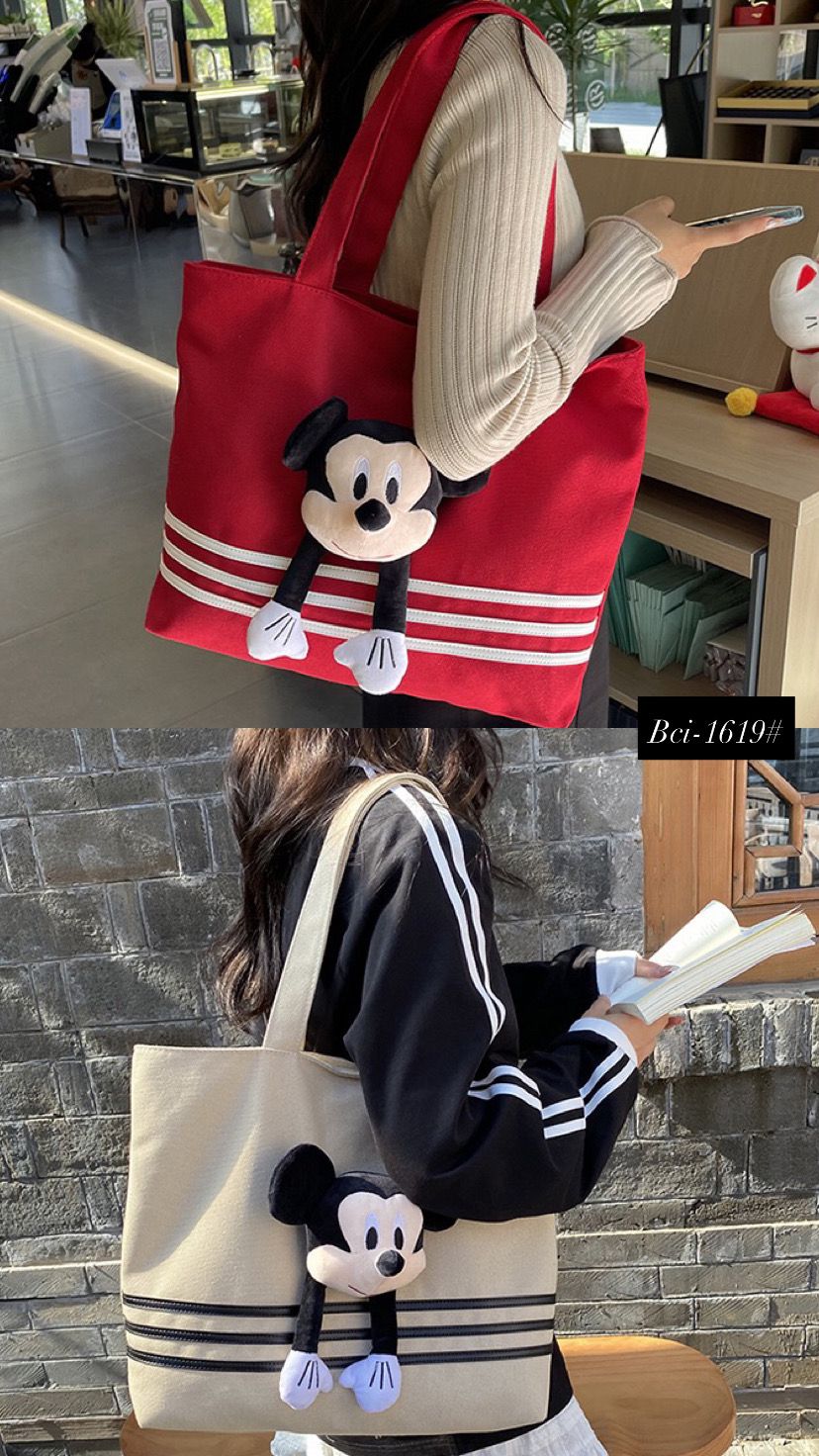 Arrival Large Capacity Canvas Tote Bags Women's Trendy Casual Aesthetic Everyday use Tote bags College University Shoulder Bag Handbag