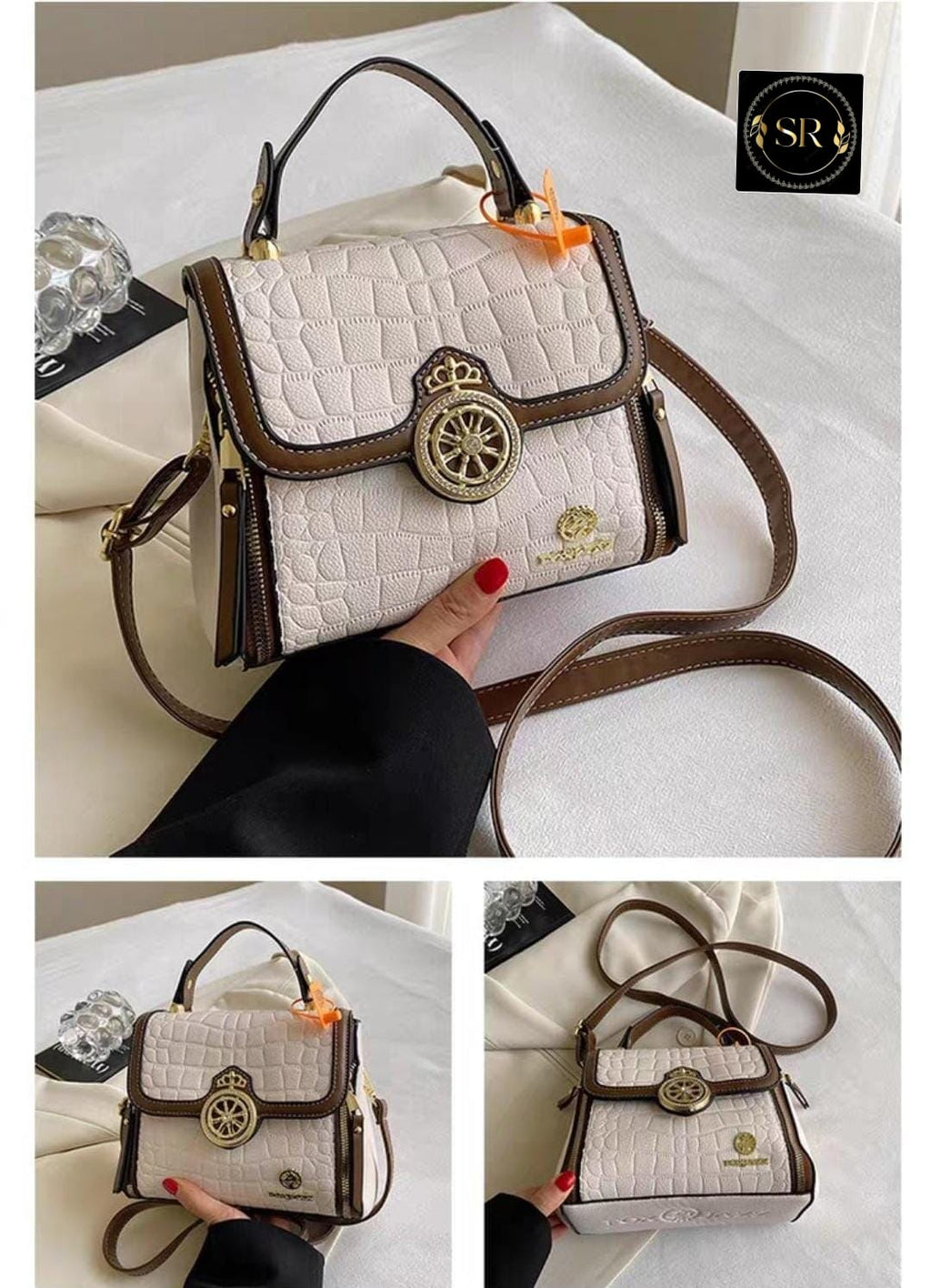 IMPORTED HANDBAG AND SHOULDER SLING BAG