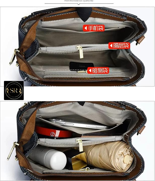 IMPORTED HANDBAG AND SHOULDER SLING BAG