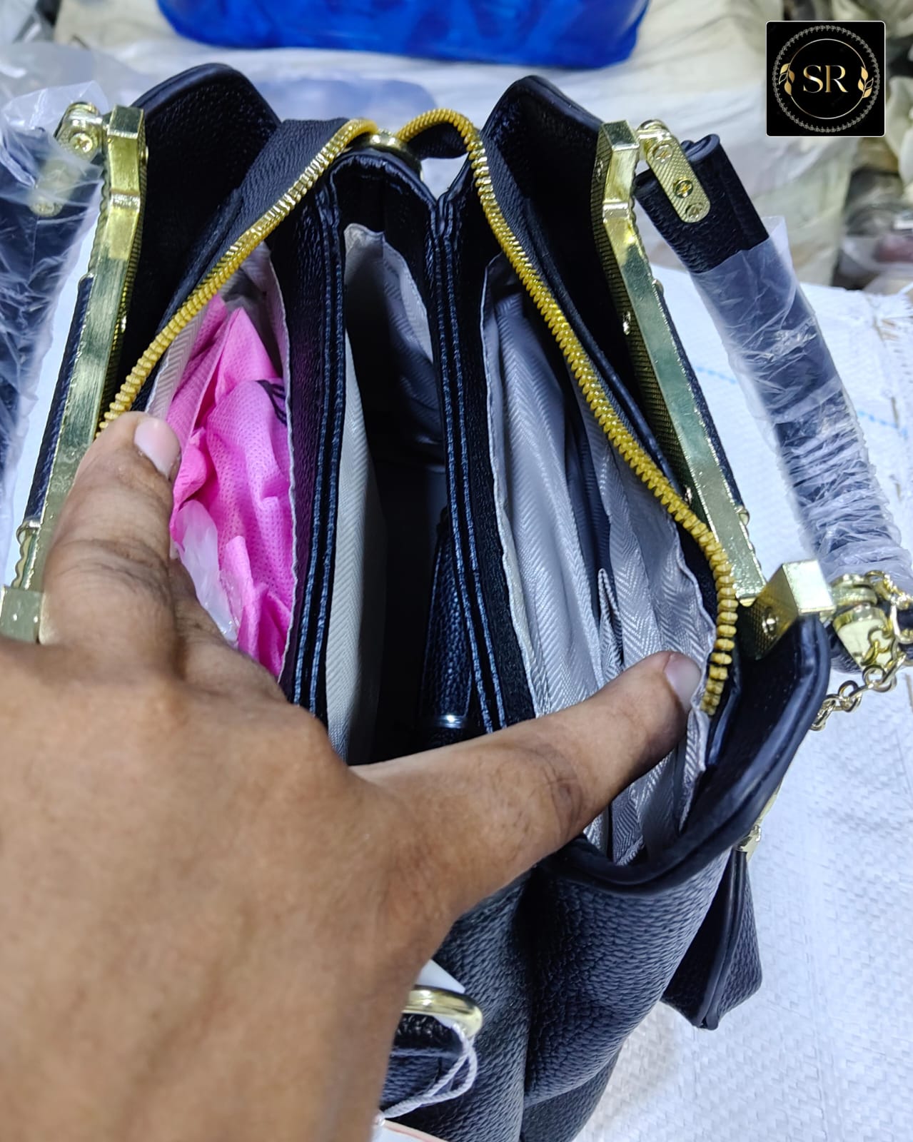 IMPORTED HANDBAG AND SHOULDER SLING BAG