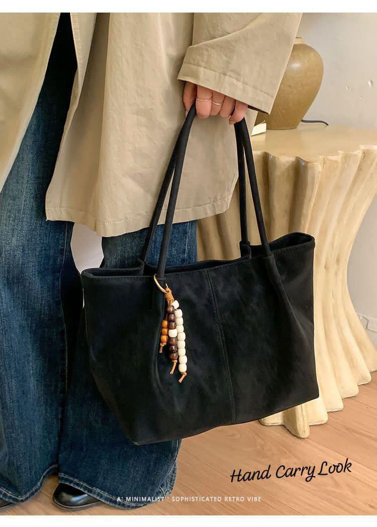 Imported Premium Quality Very Beautiful & Classy Suede Leather TOTE BAG