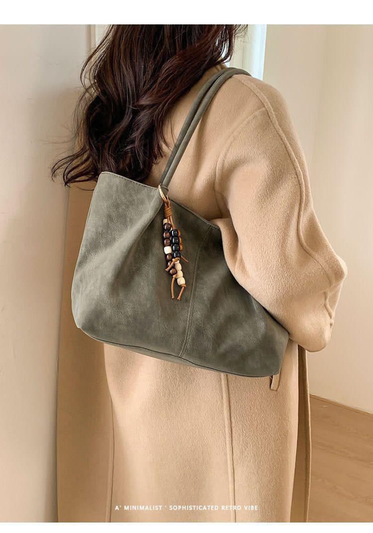 Imported Premium Quality Very Beautiful & Classy Suede Leather TOTE BAG