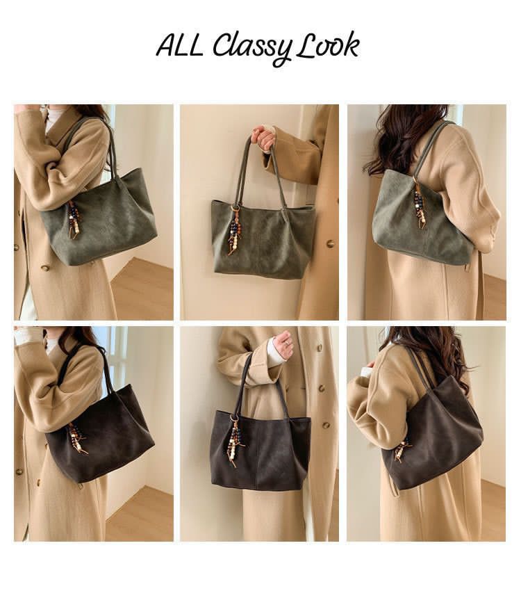 Imported Premium Quality Very Beautiful & Classy Suede Leather TOTE BAG