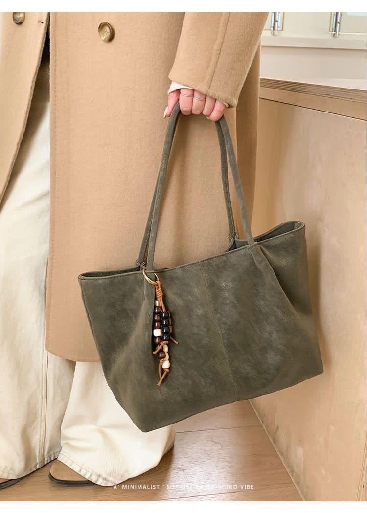 Imported Premium Quality Very Beautiful & Classy Suede Leather TOTE BAG