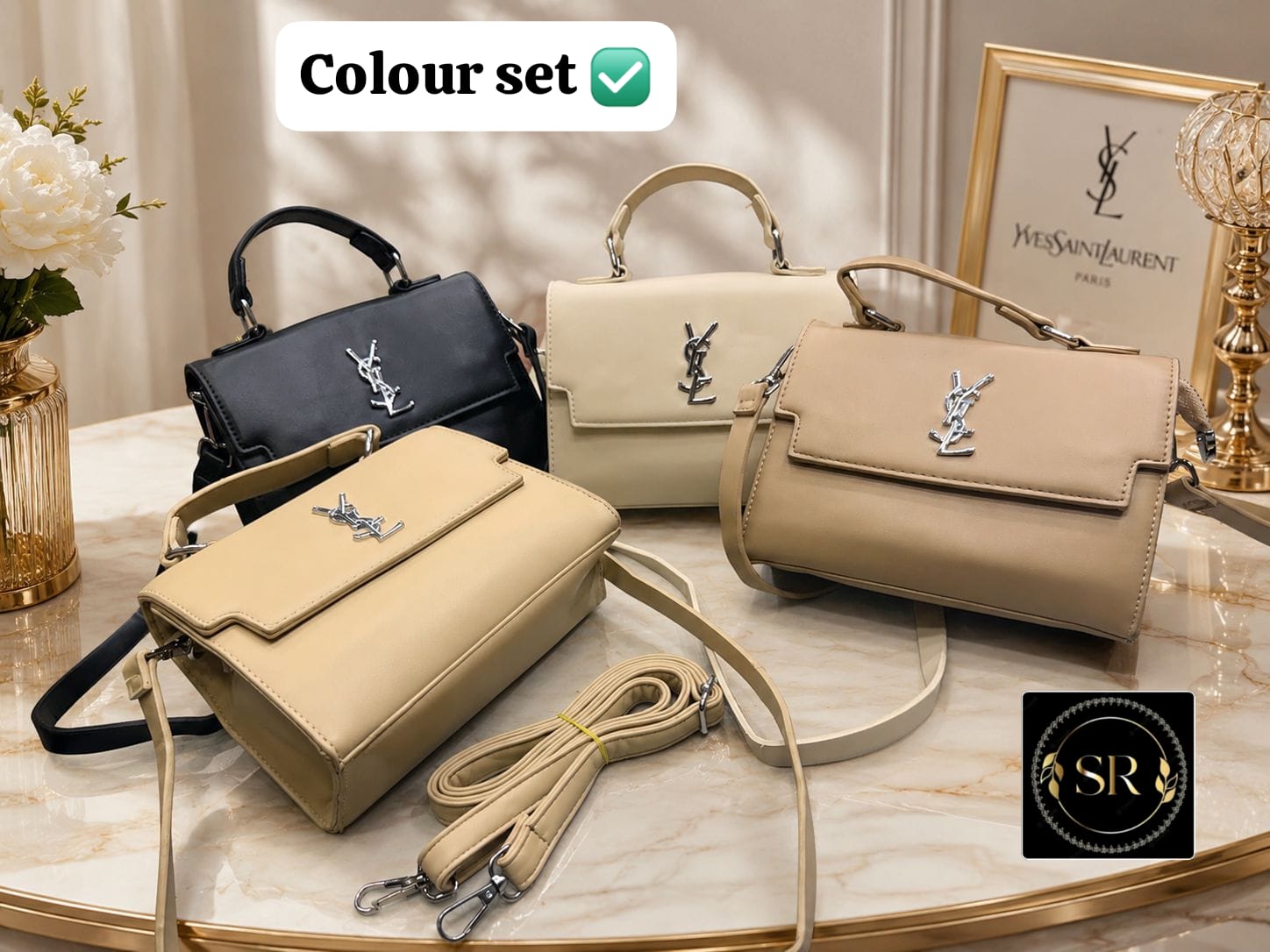 IMPORTED HANDBAG AND SLING BAG