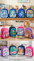 Kindergarden Boys and Girls Hard-Shell Cartoon  Backpack