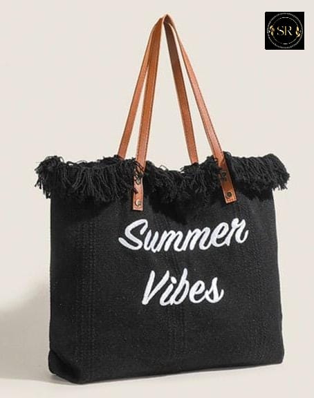 IMPORTED  SUMMER VIBES  HIGH QUALITY  IMPORTED TOTE HANDBAG AND SHOULDER BAG