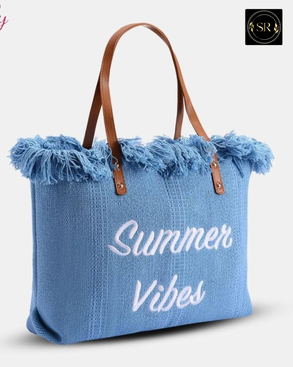 IMPORTED  SUMMER VIBES  HIGH QUALITY  IMPORTED TOTE HANDBAG AND SHOULDER BAG