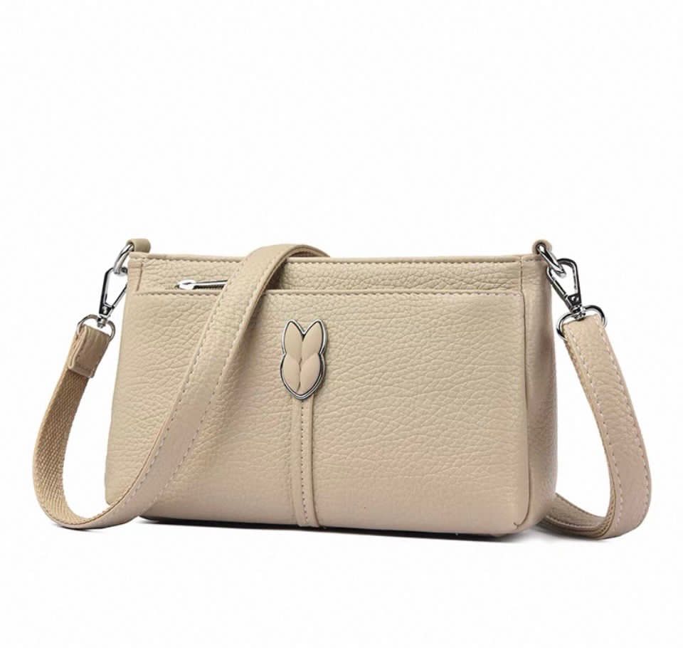 Premium Textured Leather Crossbody Sling Bag