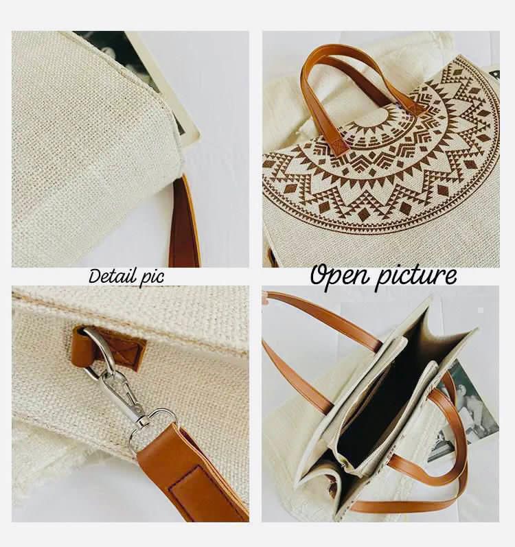 IMPORTED DESINGNER & STYLISH JUTE BEACH TOTE BAG
