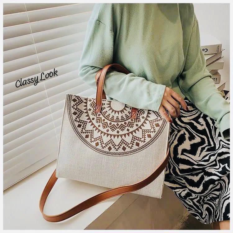 IMPORTED DESINGNER & STYLISH JUTE BEACH TOTE BAG
