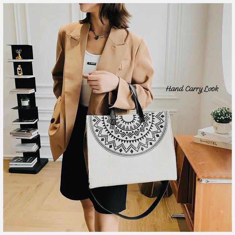 IMPORTED DESINGNER & STYLISH JUTE BEACH TOTE BAG