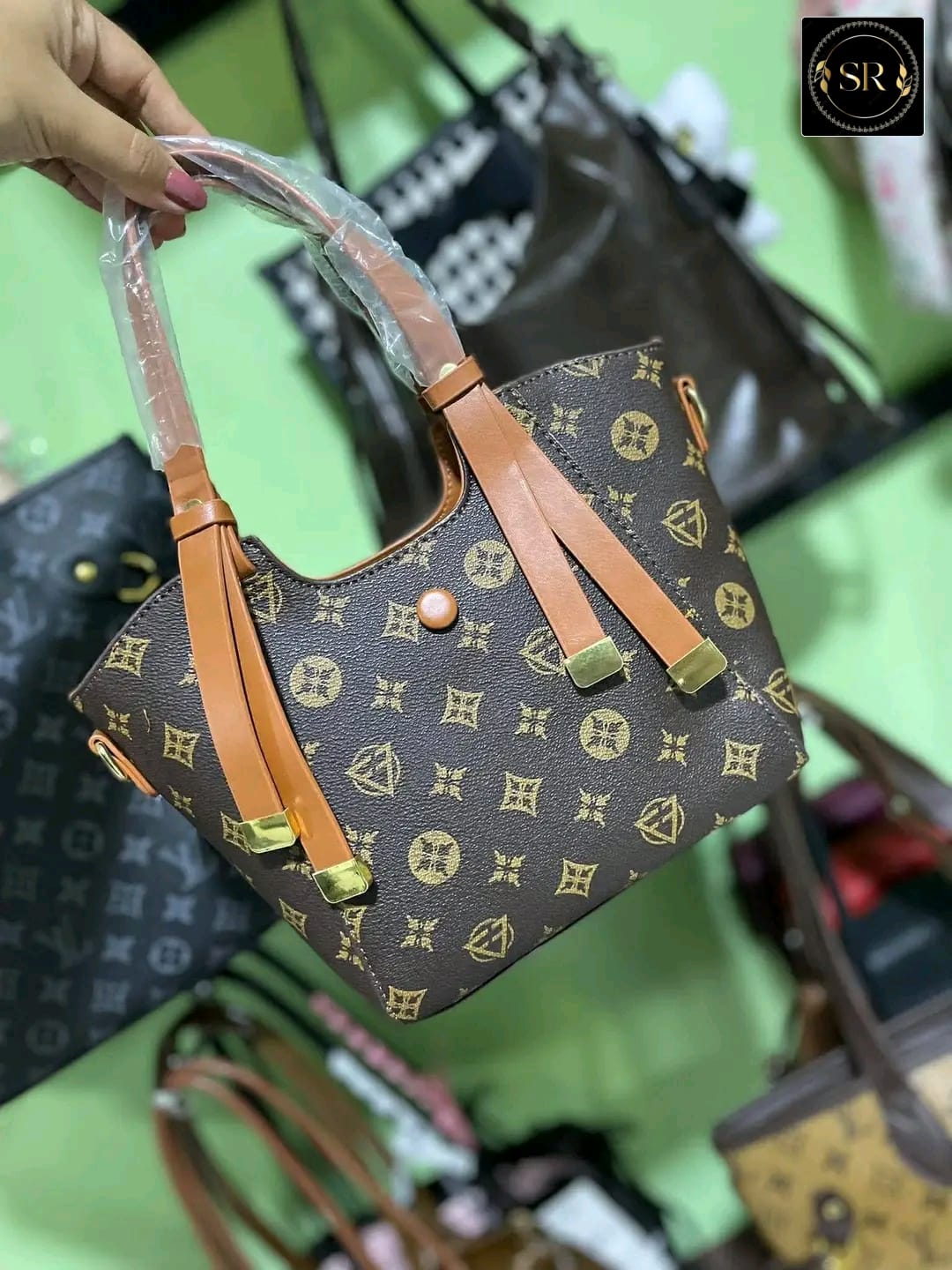 IMPORTED HANDBAG AND SHOULDER SLING BAG