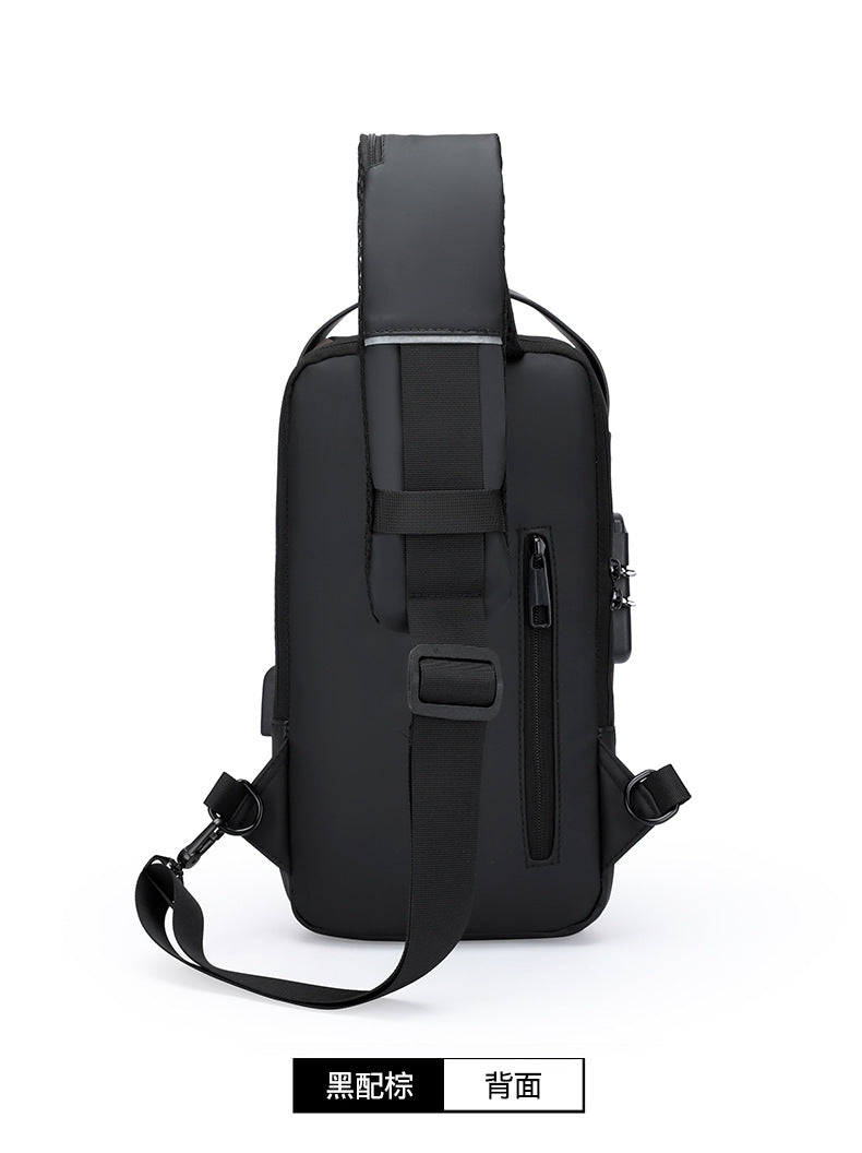 casual crossbody bag for men