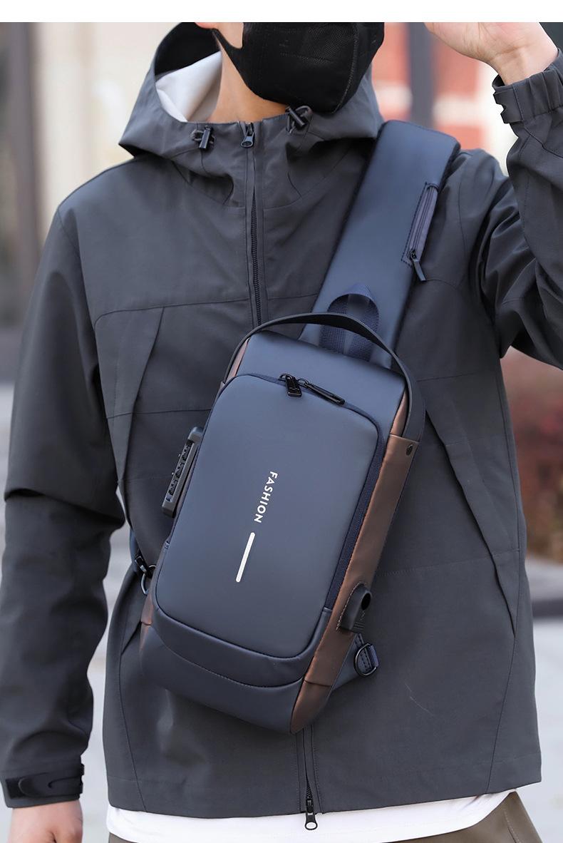 casual crossbody bag for men