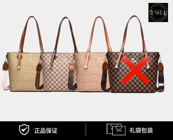 IMPORTED TOTE HANDBAG AND SHOULDER BAG