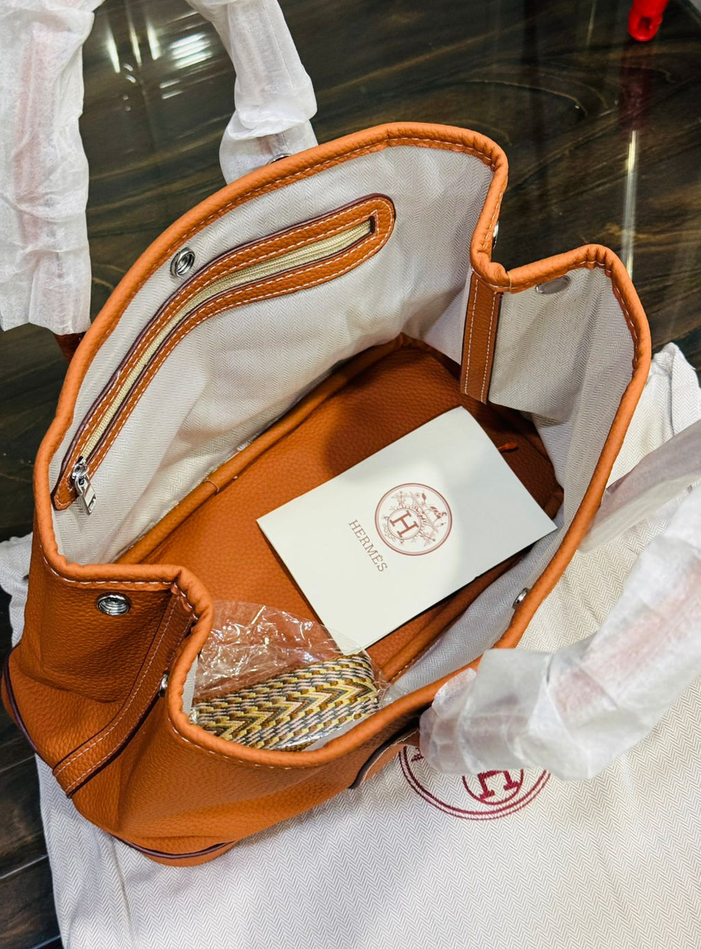 HERMES GARDEN PARTY BAG