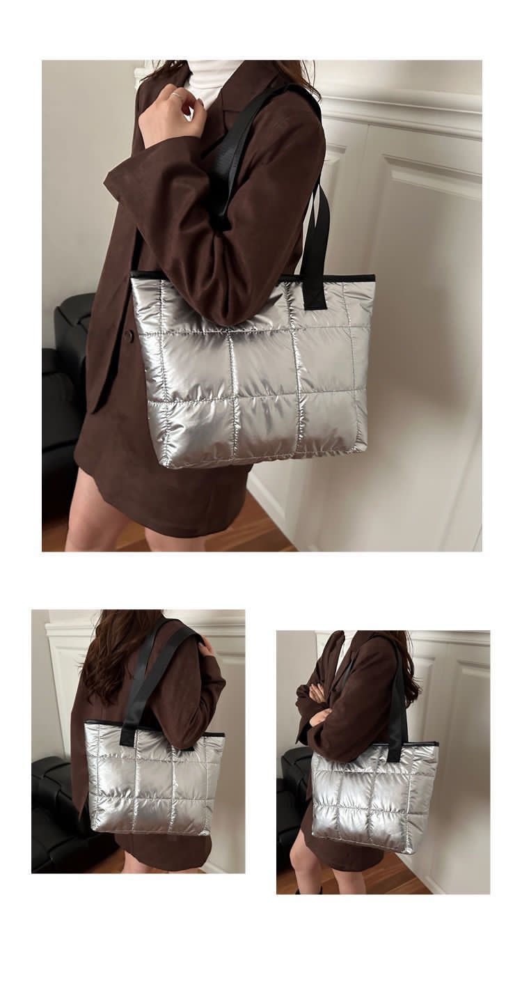 Imported premium Quality Spacious PUFF TOTE BAG