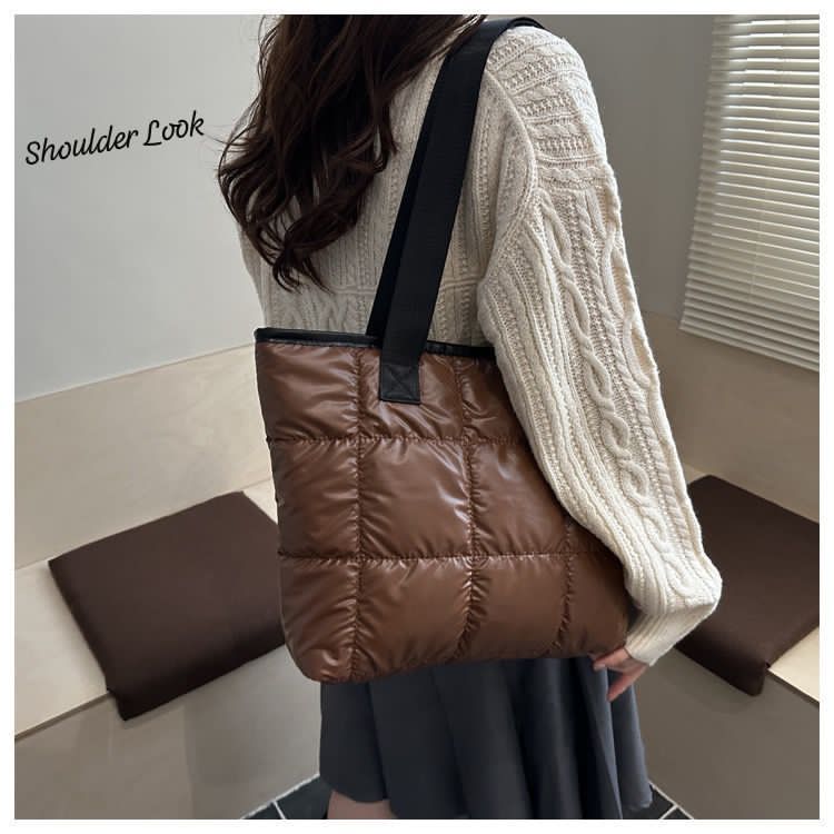 Imported premium Quality Spacious PUFF TOTE BAG