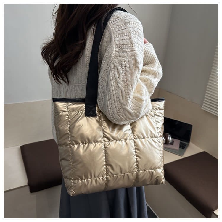 Imported premium Quality Spacious PUFF TOTE BAG