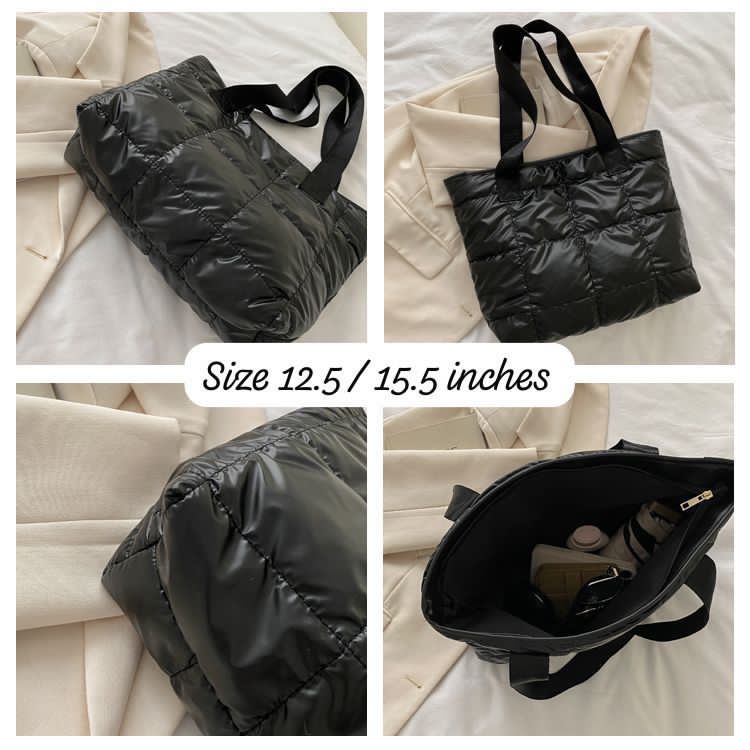 Imported premium Quality Spacious PUFF TOTE BAG