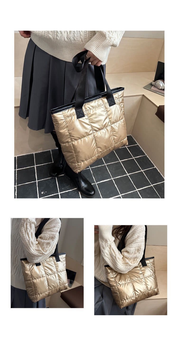 Imported premium Quality Spacious PUFF TOTE BAG