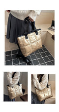 Imported premium Quality Spacious PUFF TOTE BAG