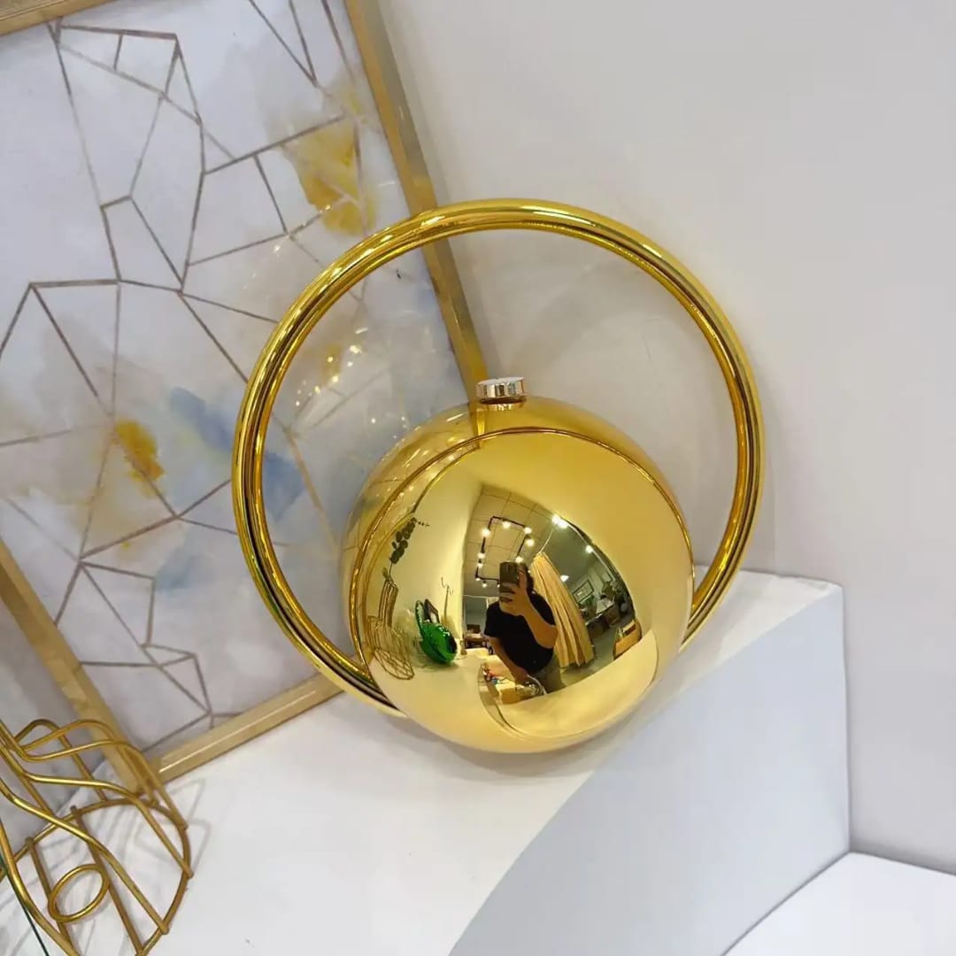 Marble Pattern Spherical Banquet Bag